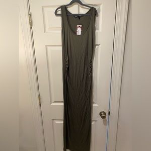 Boohoo maternity maxi dress